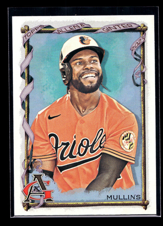 2023 Topps Allen and Ginter Silver Portrait #73 Cedric Mullins (Baltimore Orioles)