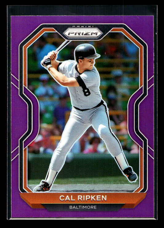 2021 Panini Prizm Prizms Purple #149 Cal Ripken (Baltimore Orioles)