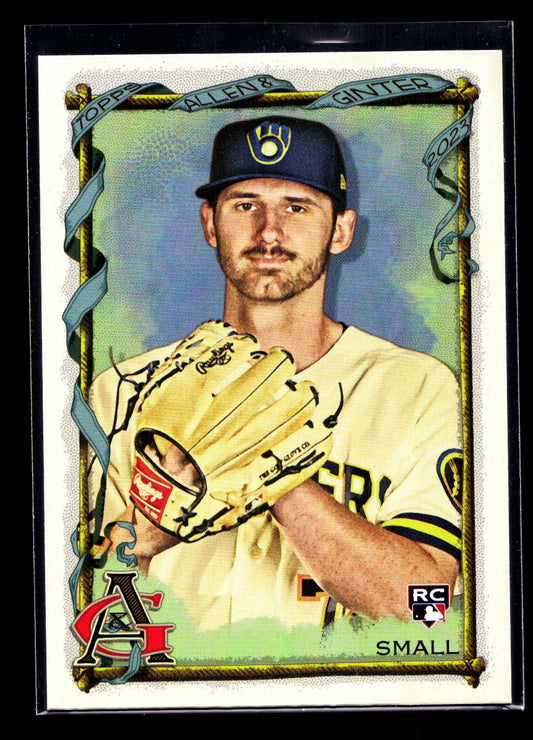 2023 Topps Allen and Ginter Silver Portrait #149 Ethan Small (Milwaukee Brewers)
