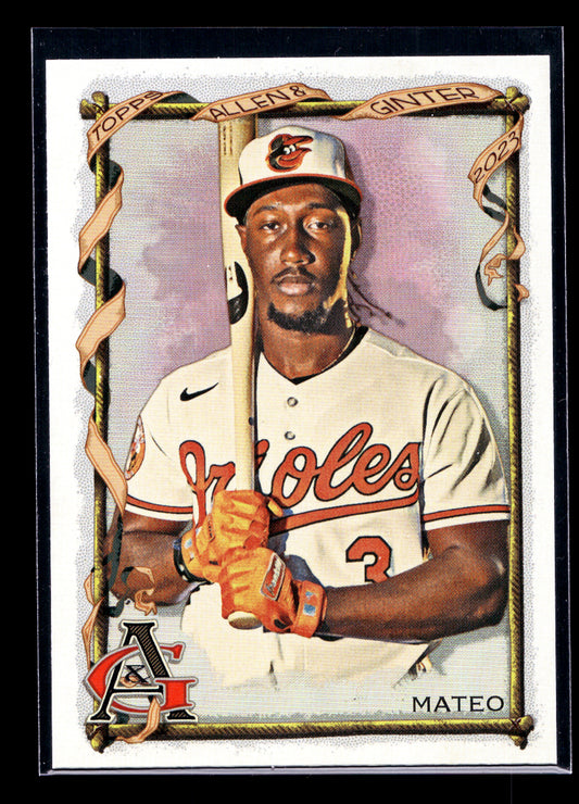 2023 Topps Allen and Ginter Silver Portrait #282 Jorge Mateo Team: Baltimore Orioles