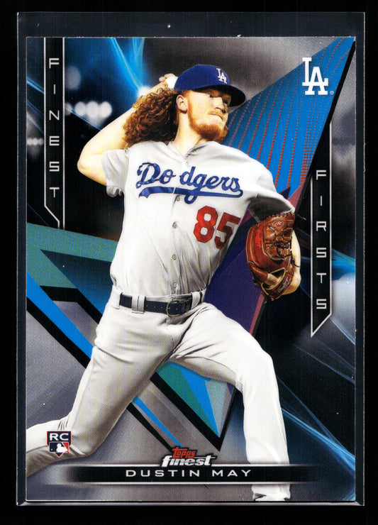 2020 Finest Firsts #FF8 Dustin May (Los Angeles Dodgers)
