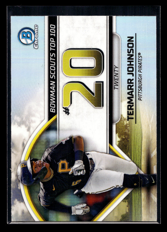 2023 Bowman Chrome Scouts Top 100 #BTP20 Termarr Johnson (Pittsburgh Pirates)