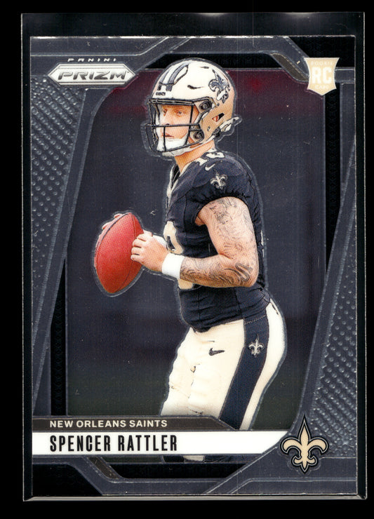 2024 Panini Prizm #388 Spencer Rattler Rookie (New Orleans Saints)