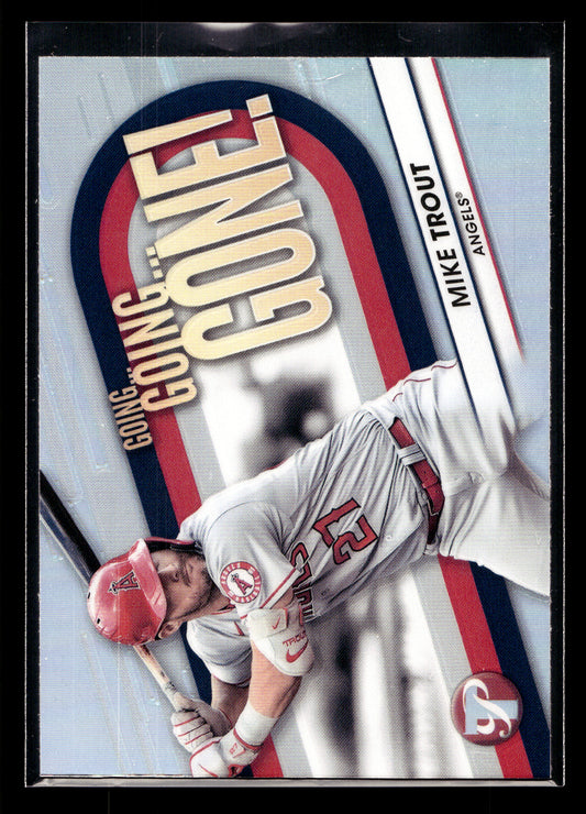 2023 Topps Pristine Going, Going, Gone #GGG22 Mike Trout (Los Angeles Angels)
