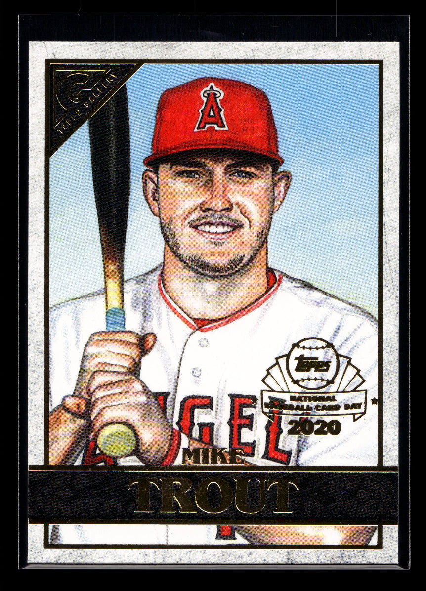 2020 Topps Gallery Preview #GP1 Mike Trout (Los Angeles Angels)
