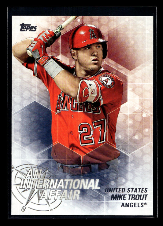 2018 Topps Update An International Affair #IA43 Mike Trout (Los Angeles Angels)