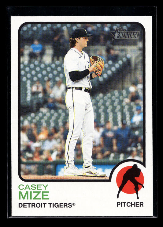 2022 Topps Heritage #398 Casey Mize (Detroit Tigers)