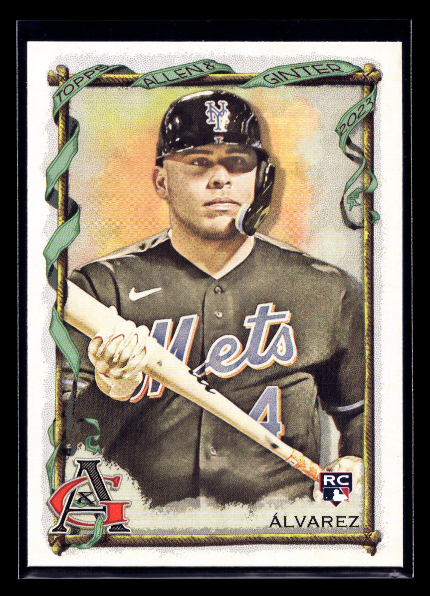 2023 Topps Allen and Ginter #123 Francisco Alvarez Rookie (New York Mets)
