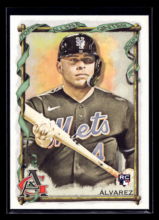 2023 Topps Allen and Ginter #123 Francisco Alvarez Rookie (New York Mets)