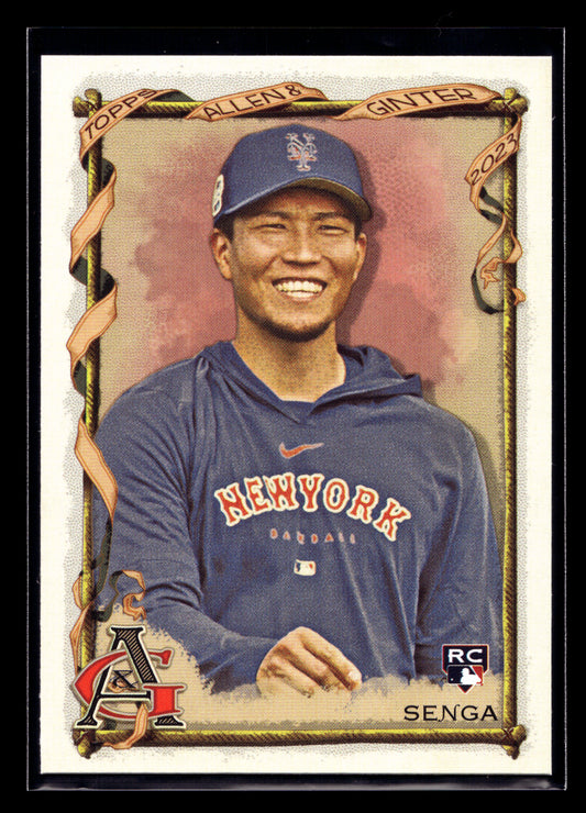 2023 Topps Allen and Ginter #257 Kodai Senga Rookie (New York Mets)