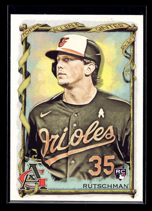 2023 Topps Allen and Ginter #68 Adley Rutschman Rookie (Baltimore Orioles)