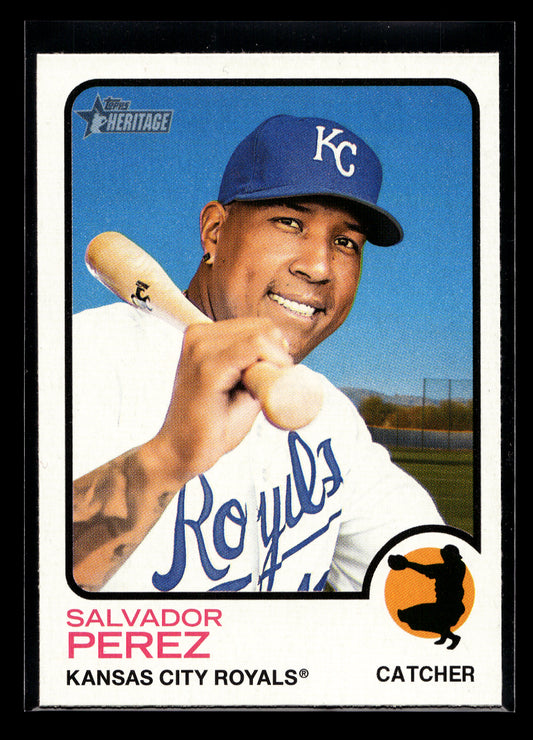 2022 Topps Heritage #267 Salvador Perez (Kansas City Royals)