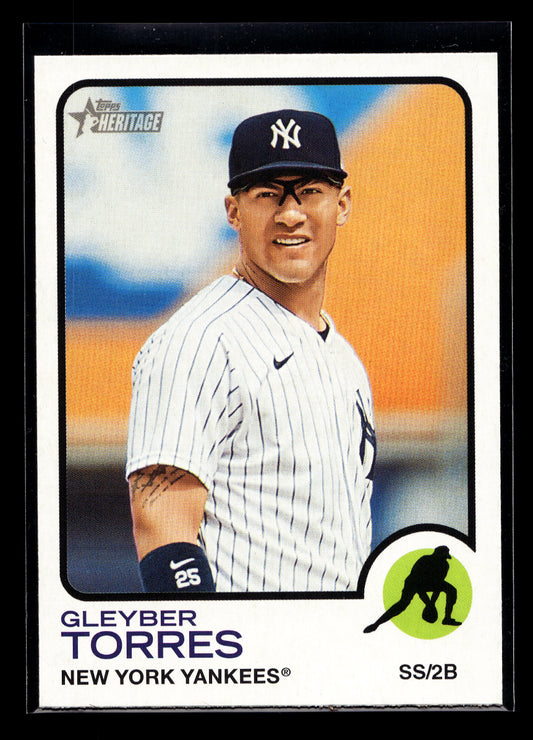 2022 Topps Heritage #299 Gleyber Torres (New York Yankees)