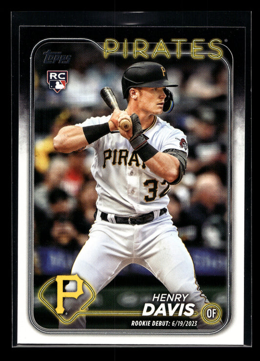 2024 Topps Update #US162 Henry Davis (Pittsburgh Pirates)
