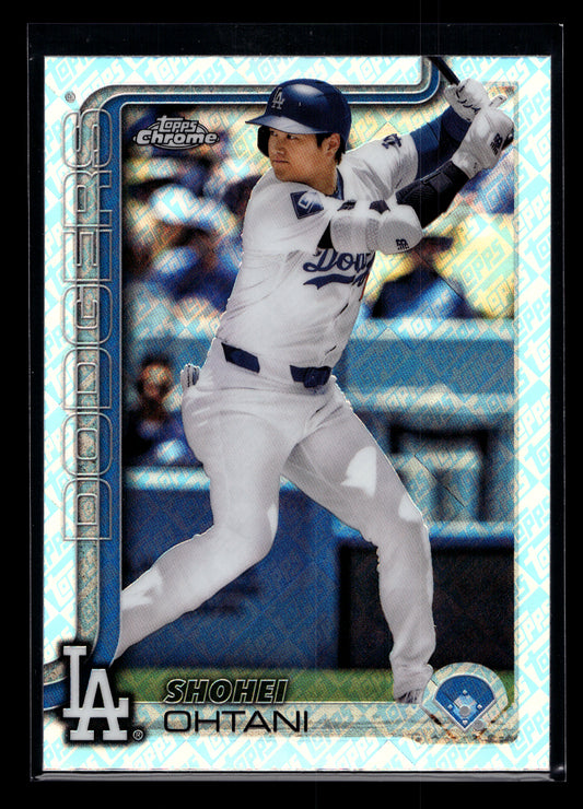 2025 Topps Chrome Shohei Ohtani #1 Prism Refractor (Los Angeles Dodgers)