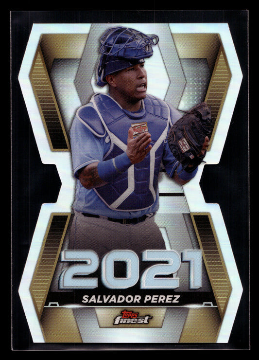 2022 Finest Career Year Die Cuts #FCYSP Salvador Perez Team: Kansas City Royals