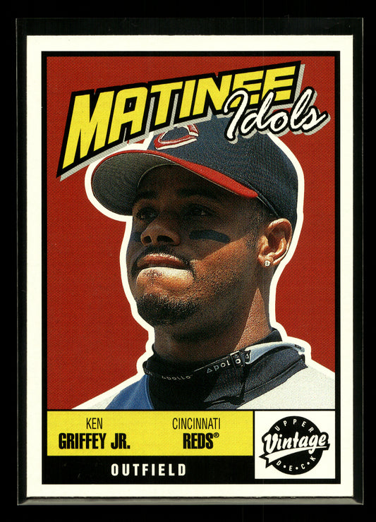 2001 Upper Deck Vintage Matinee Idols #M1 Ken Griffey Jr. (Cincinnati Reds)