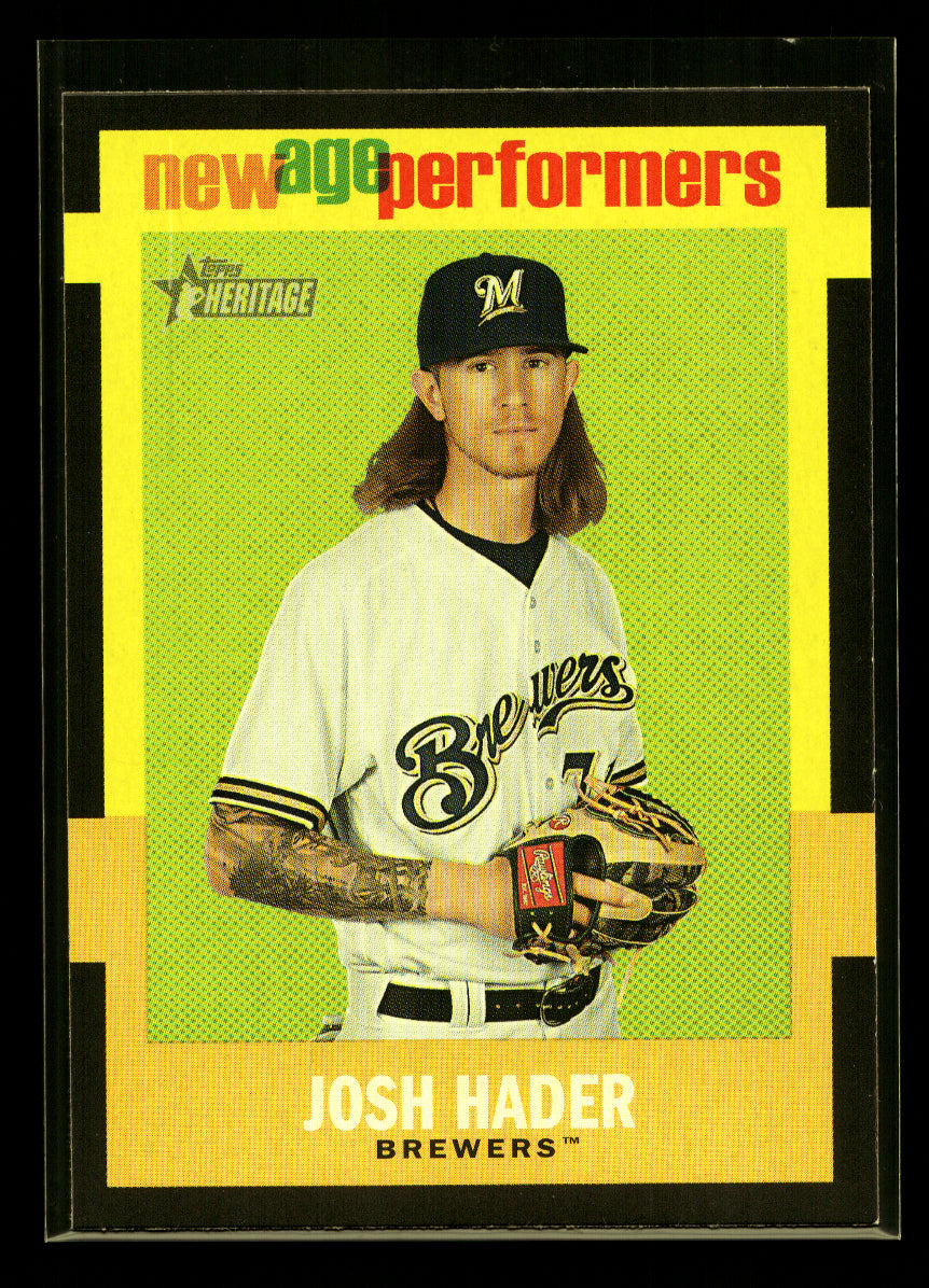 2020 Topps Heritage New Age Performers #NAP12 Josh Hader (Milwaukee Brewers)