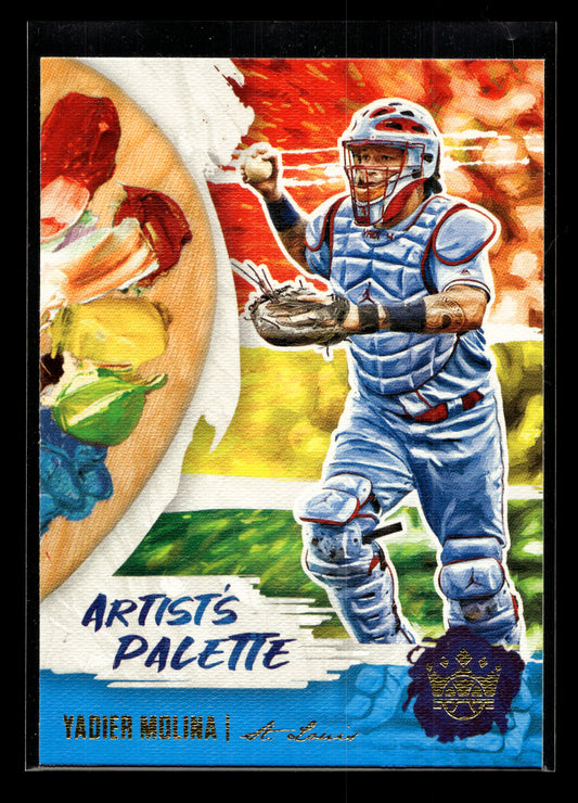 2020 Diamond Kings Artist's Palette #AP7 Yadier Molina (St. Louis Cardinals)