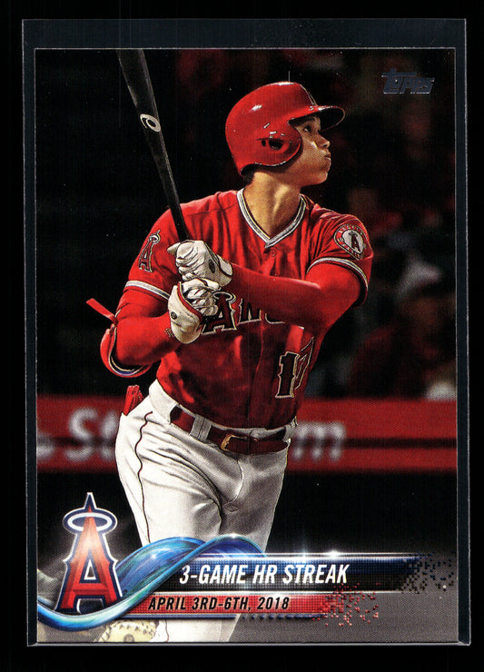 2018 Topps Update #US189 Shohei Ohtani HL Team: Los Angeles Angels