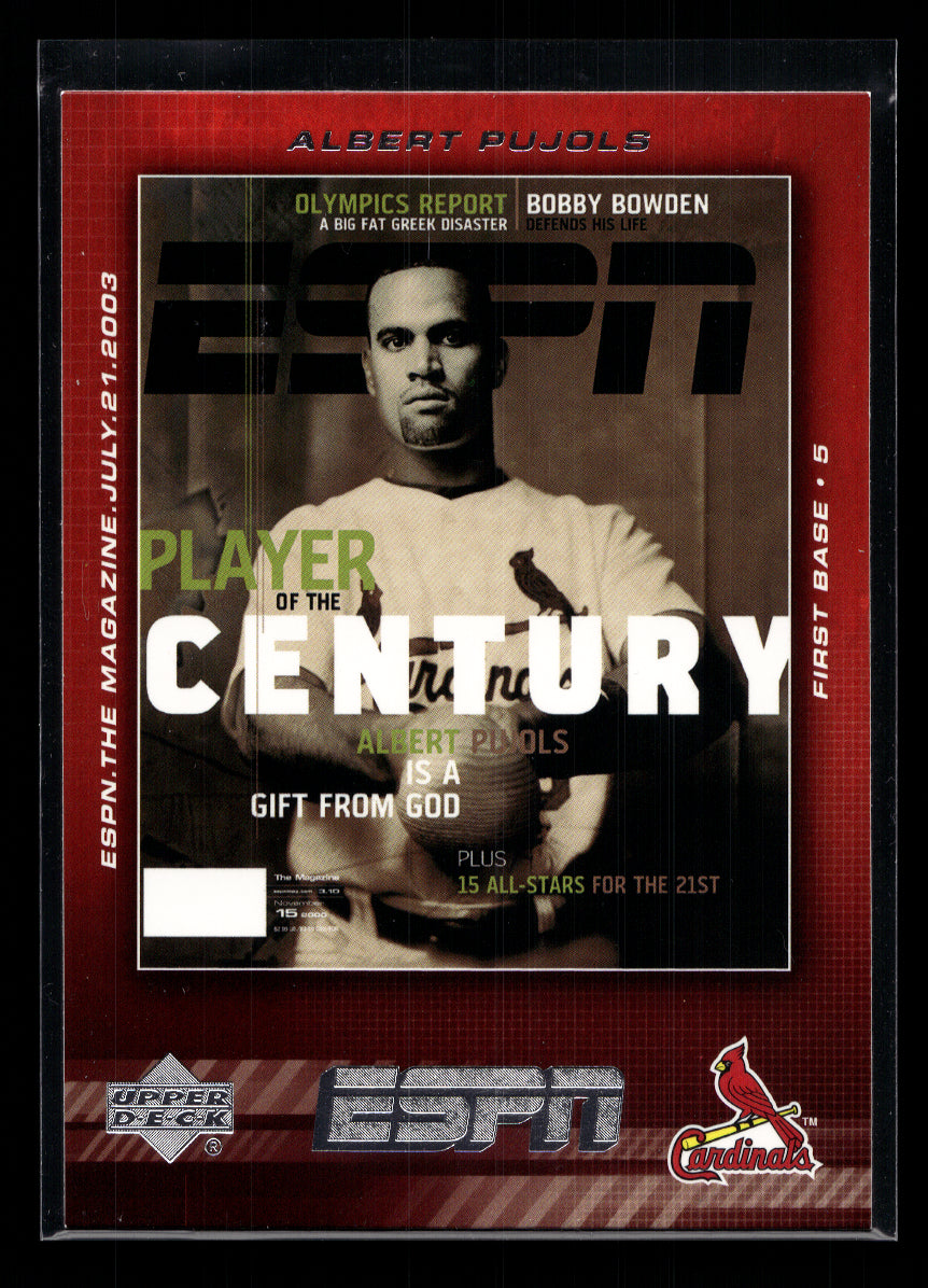 2005 Upper Deck ESPN Magazine Covers #MC14 Albert Pujols (St. Louis Cardinals)