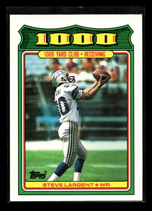 1988 Topps 1000 Yard Club #14 Steve Largent (Seattle Seahawks)
