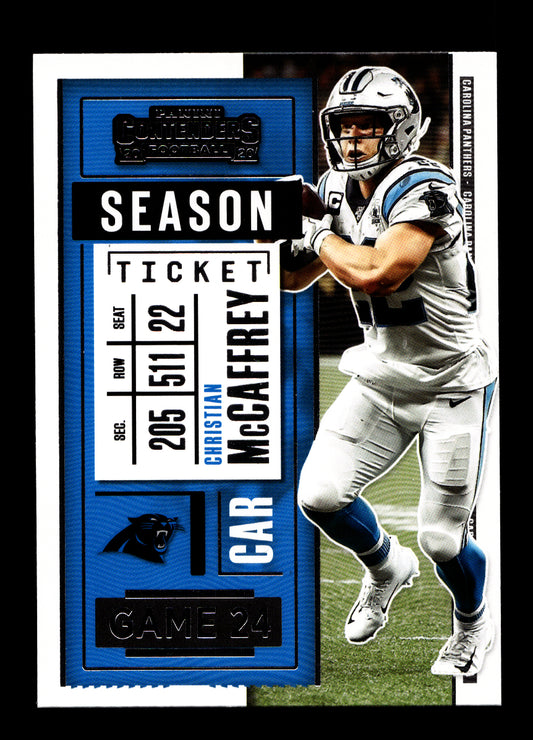 2020 Panini Contenders #88 Christian McCaffrey (Carolina Panthers)