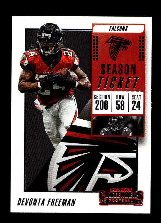 2018 Panini Contenders #95 Devonta Freeman (Atlanta Falcons)