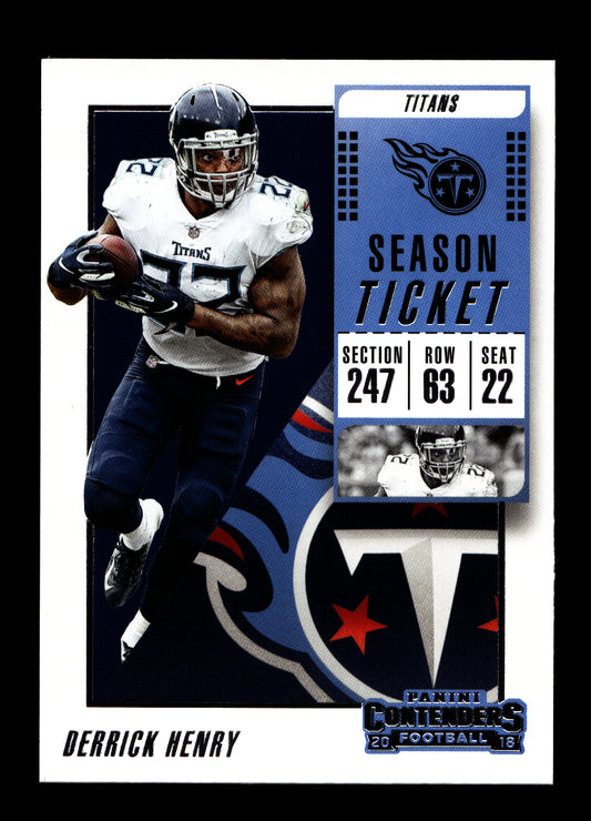 2018 Panini Contenders #6 Derrick Henry (Tennessee Titans)