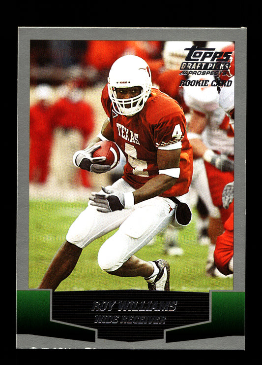 2004 Topps Draft Picks and Prospects #120 Roy Williams Rookie (Detroit Lions)