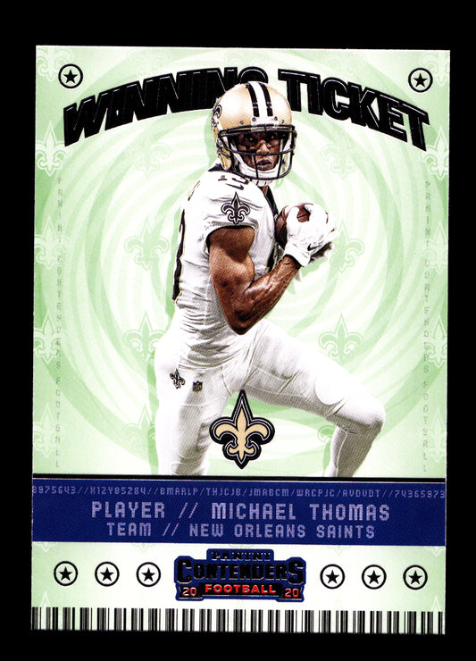 2020 Panini Contenders Winning Ticket #8 Michael Thomas (New Orleans Saints)
