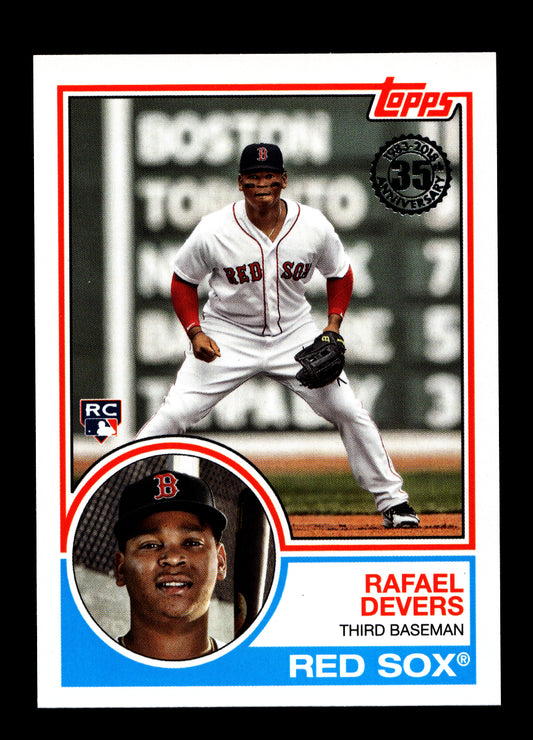 2018 Topps Update '83 Topps #8347 Rafael Devers (Boston Red Sox)