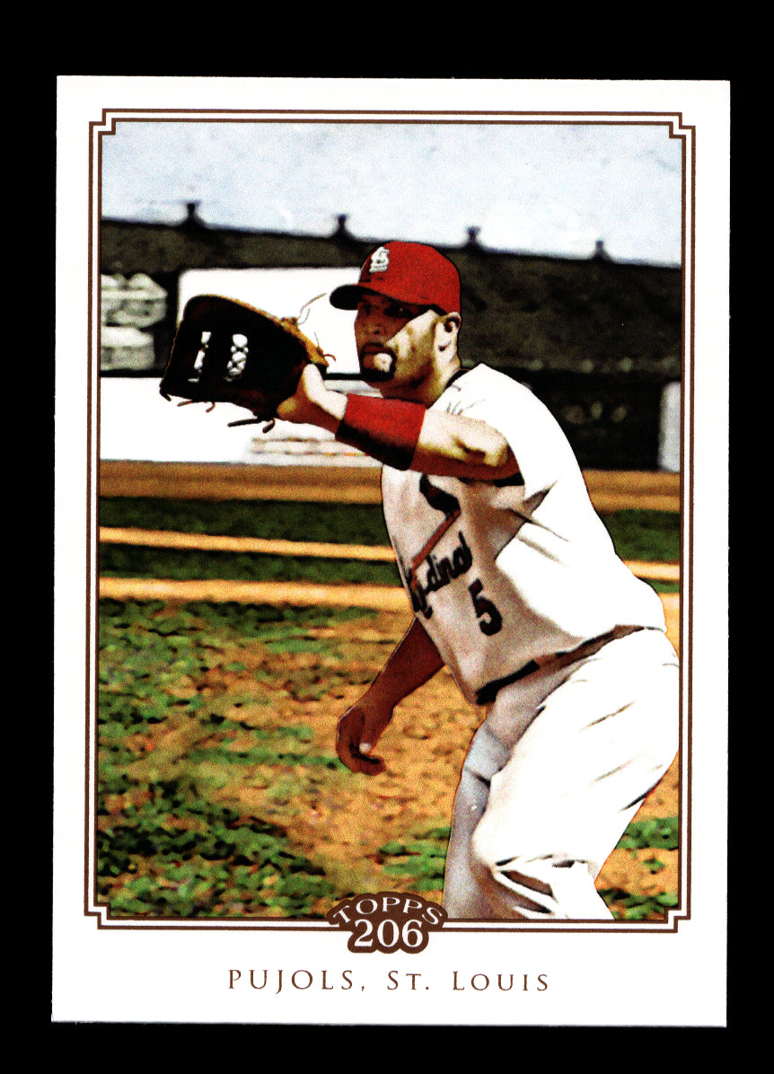 2010 Topps 206 #321 Albert Pujols SP (St. Louis Cardinals)