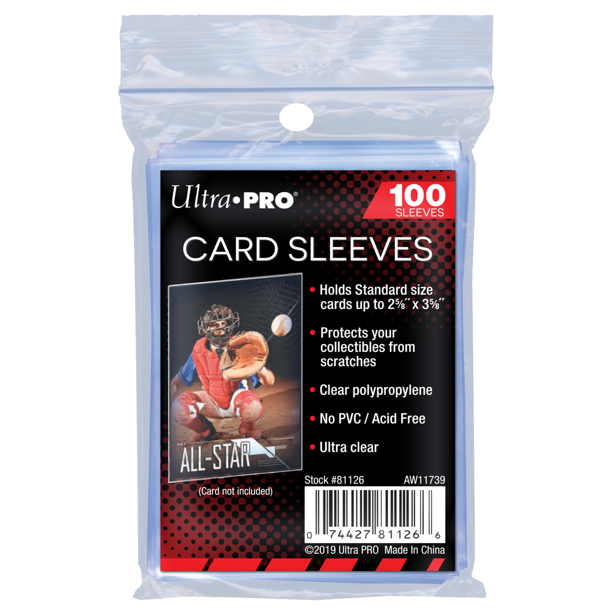 ULTRA PRO 2.5" x 3.5" Soft Trading Card Penny Sleeves