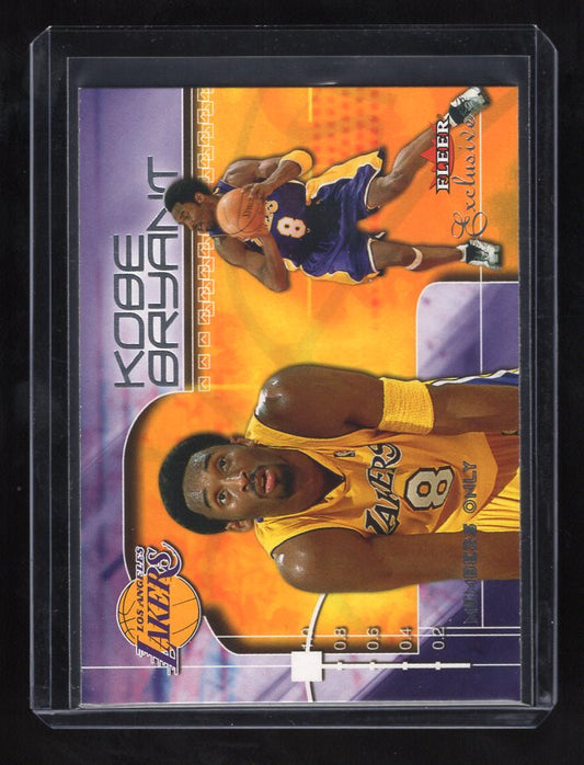 2001-02 Fleer Exclusive #115 Kobe Bryant (Los Angeles Lakers)