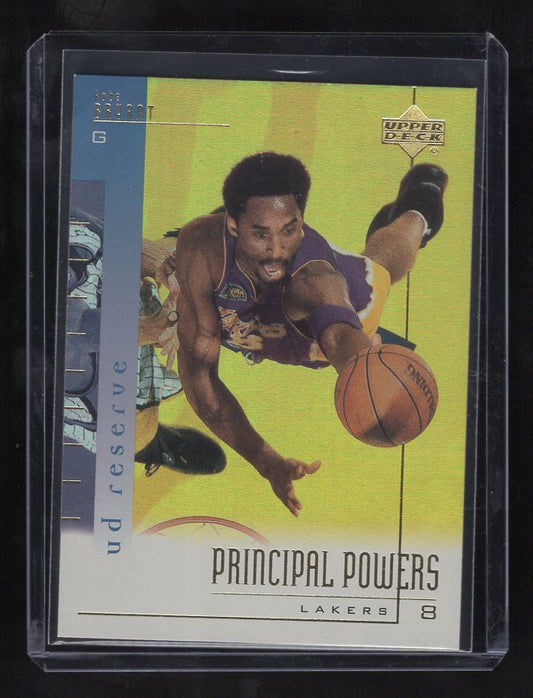 2000-01 UD Reserve Principal Powers #PP8 Kobe Bryant (Los Angeles Lakers)