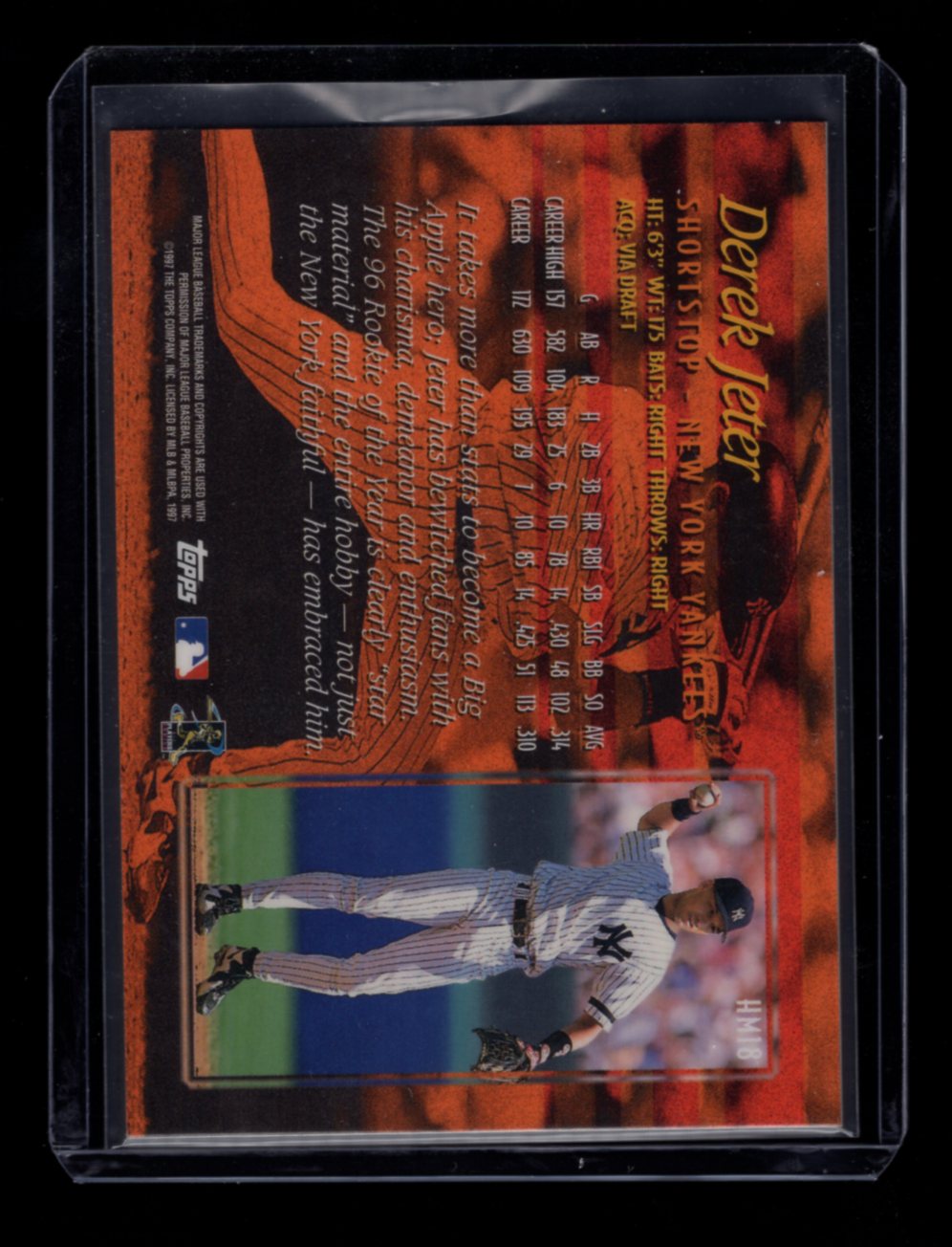 1997 Topps Hobby Masters #HM18 Derek Jeter (New York Yankees)
