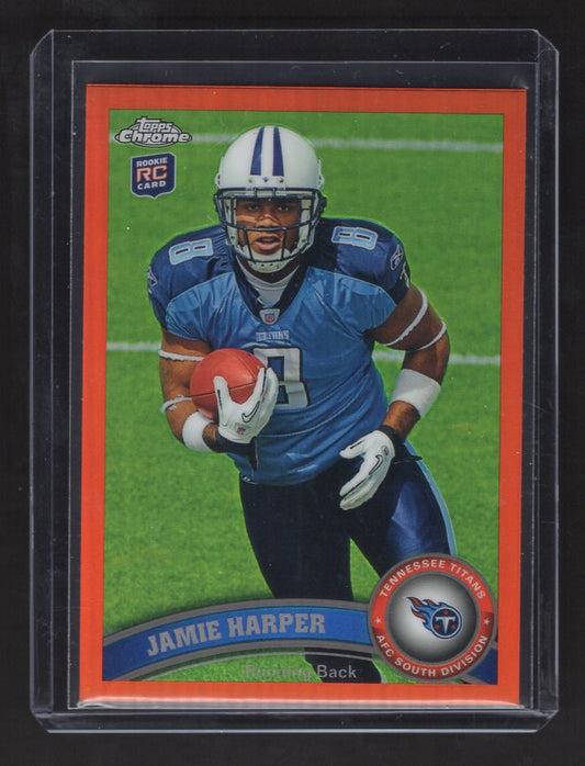 2011 Topps Chrome Orange Refractors #181 Jamie Harper (Tennessee Titans)