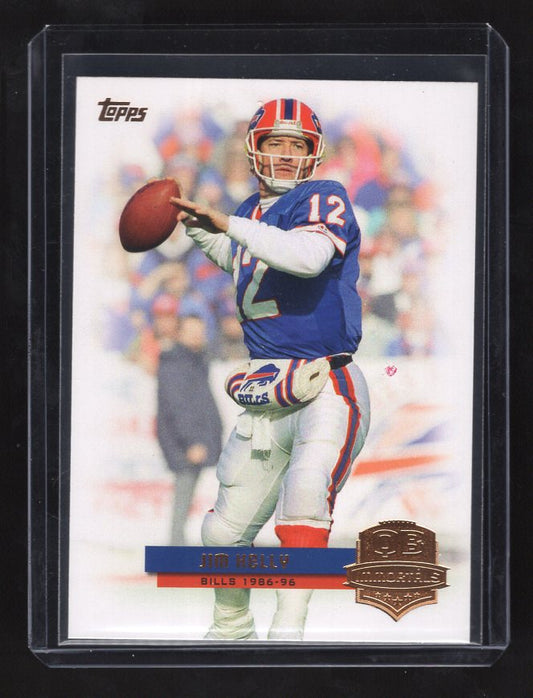 2012 Topps QB Immortals #QIJK Jim Kelly (Buffalo Bills)