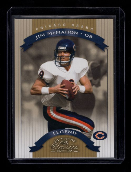 2002 Donruss Classics #116 Jim McMahon #'d /1000 (Chicago Bears)