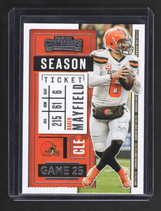 2020 Panini Contenders #77 Baker Mayfield (Cleveland Browns)