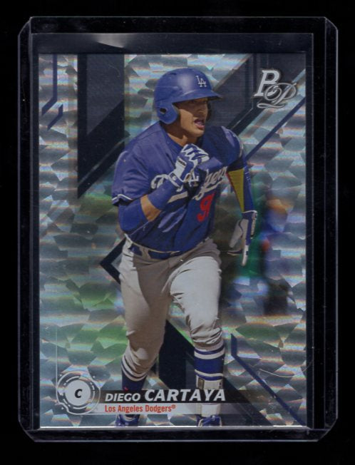 2019 Bowman Platinum Top Prospects Ice #TOP58 Diego Cartaya (Los Angeles Dodgers)