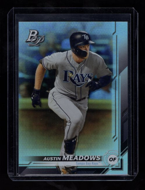 2019 Bowman Platinum #73 Austin Meadows (Tampa Bay Rays)