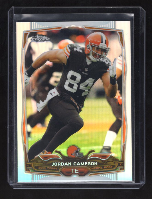 2014 Topps Chrome Refractors #69 Jordan Cameron (Cleveland Browns)
