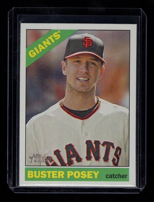 2015 Topps Heritage #1 Buster Posey (San Francisco Giants)