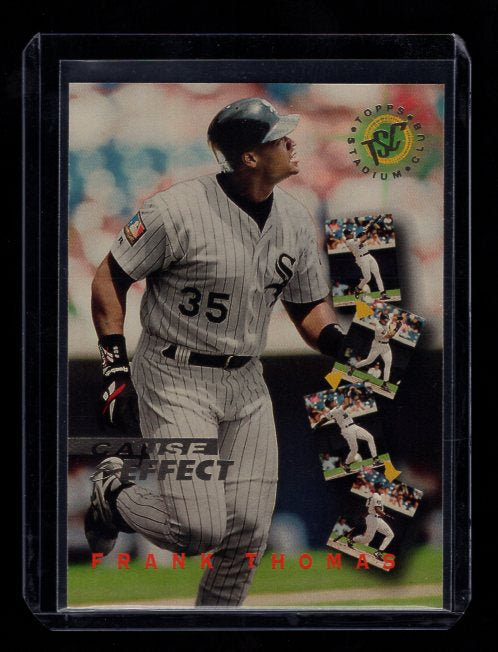 1995 Stadium Club #236 Frank Thomas "Cause & Effect" (Chicago White Sox)