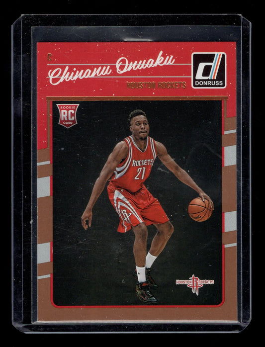 2016-17 Donruss #180 Chinanu Onuaku Rookie RC (Houston Rockets)