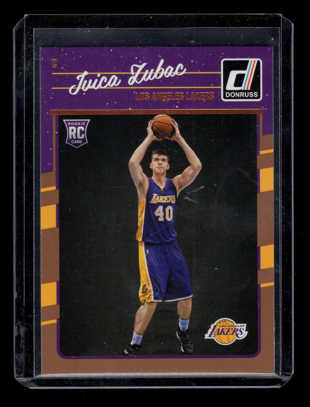 2016-17 Donruss #176 Ivica Zubac Rookie RC (Los Angeles Lakers)
