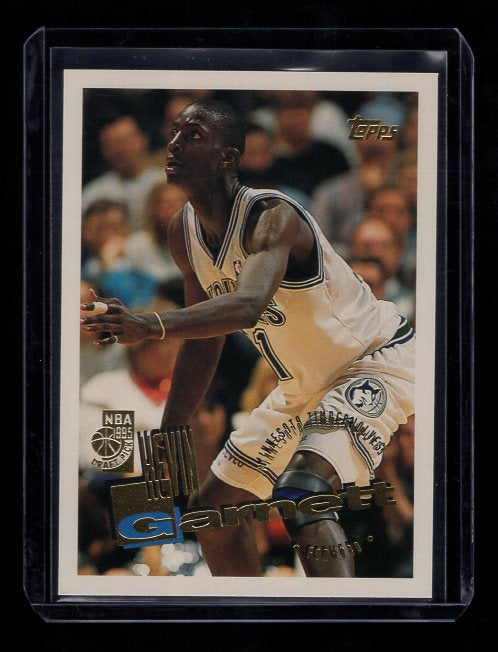 1995-96 Topps #237 Kevin Garnett Rookie (Minnesota Timberwolves)