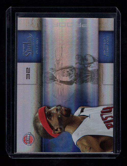 2009-10 Studio Proofs Silver #76 Richard Hamilton (Detroit Pistons)